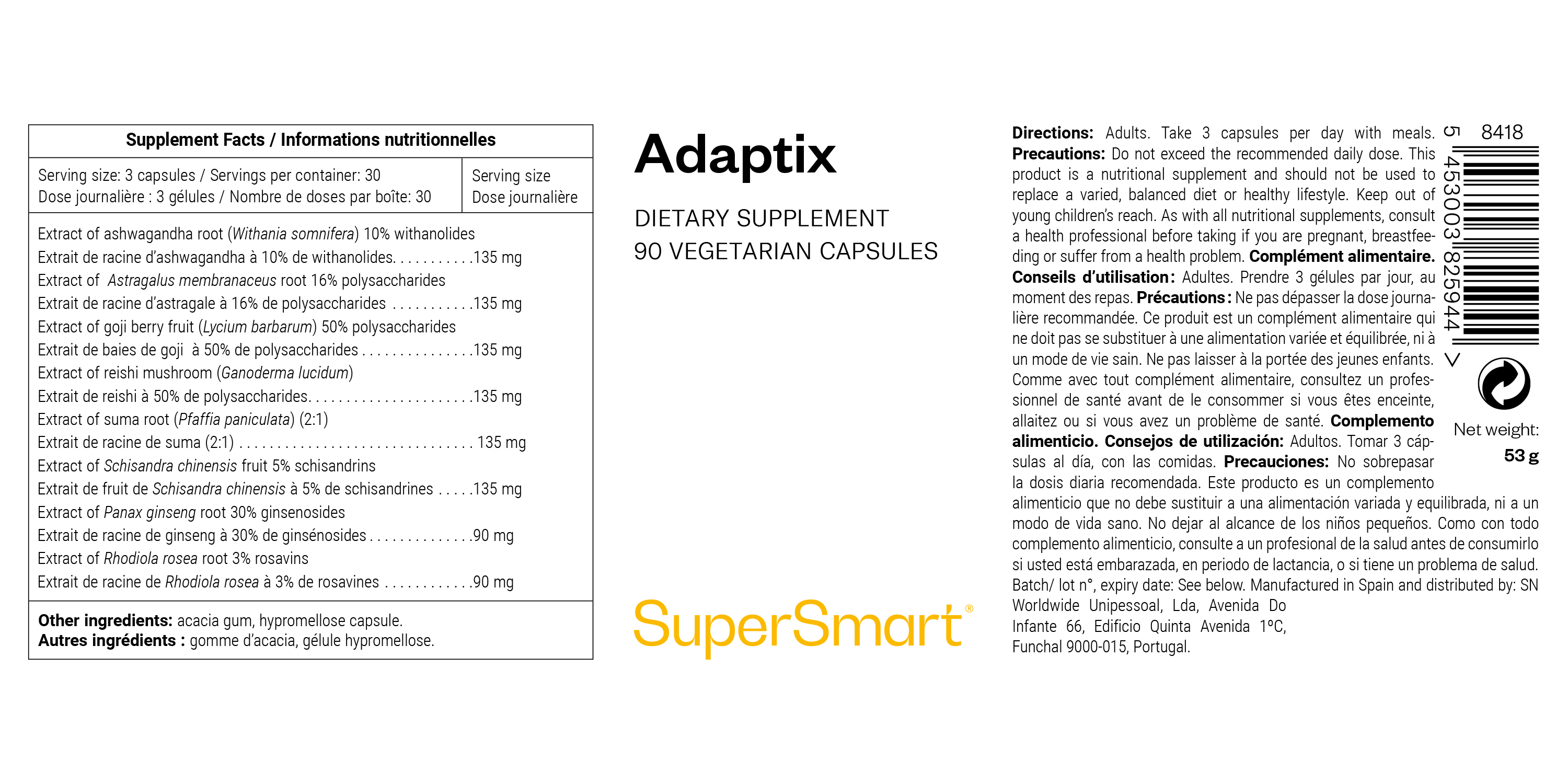 Adaptix Complément